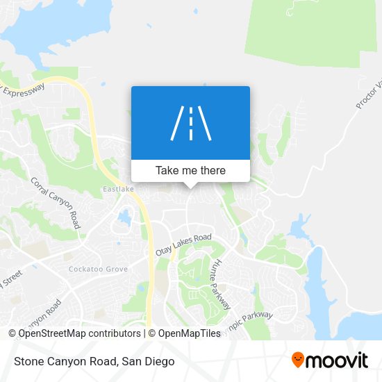 Mapa de Stone Canyon Road