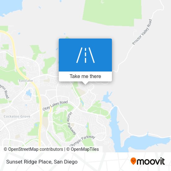 Mapa de Sunset Ridge Place
