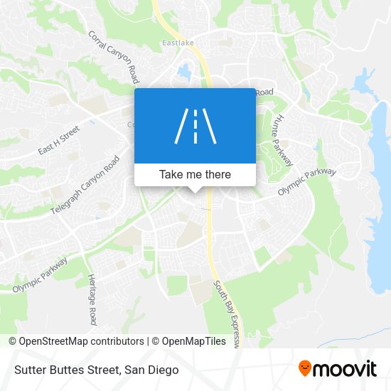 Sutter Buttes Street map