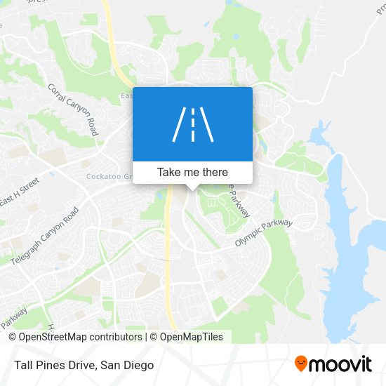 Mapa de Tall Pines Drive