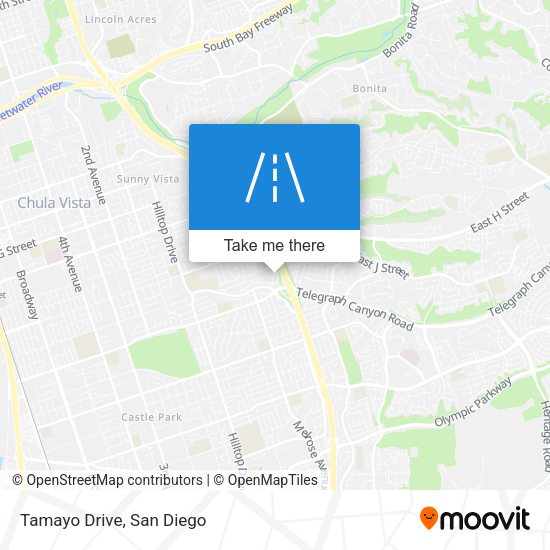 Mapa de Tamayo Drive