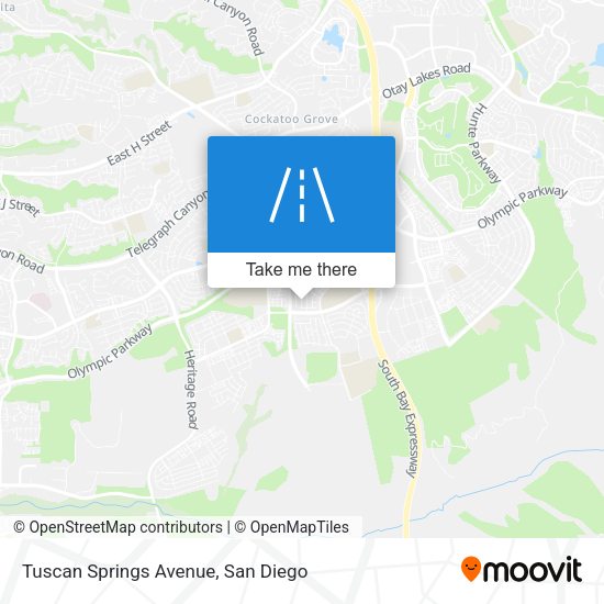 Mapa de Tuscan Springs Avenue