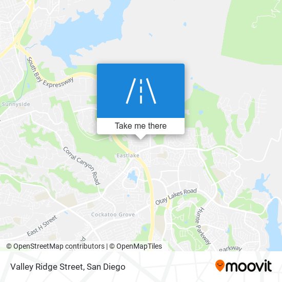 Valley Ridge Street map