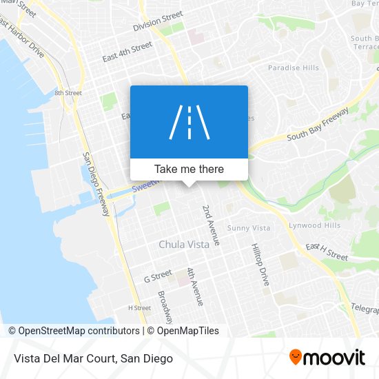 Vista Del Mar Court map
