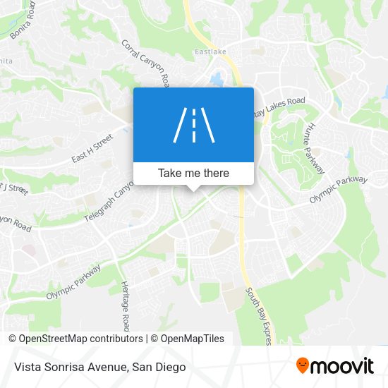 Mapa de Vista Sonrisa Avenue