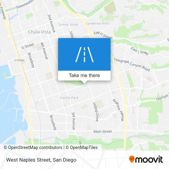Mapa de West Naples Street