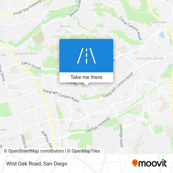 Mapa de Wild Oak Road