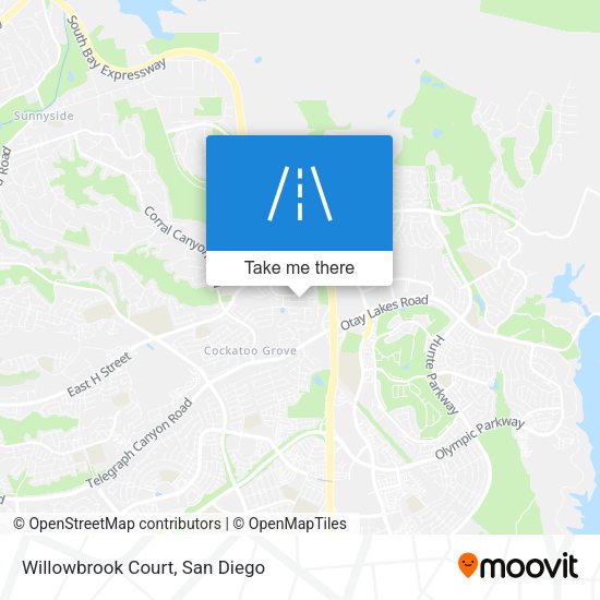 Mapa de Willowbrook Court