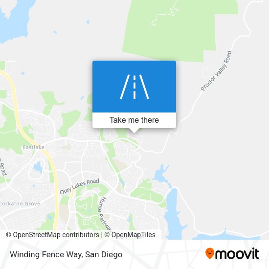 Mapa de Winding Fence Way