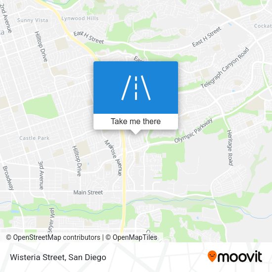 Mapa de Wisteria Street