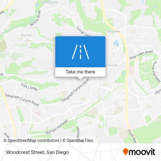 Mapa de Woodcrest Street