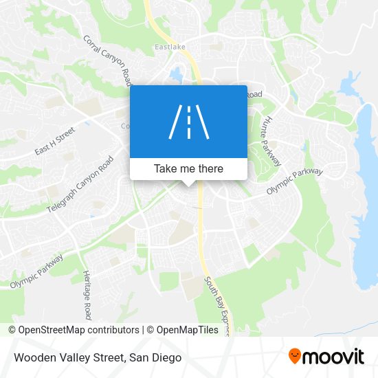 Wooden Valley Street map