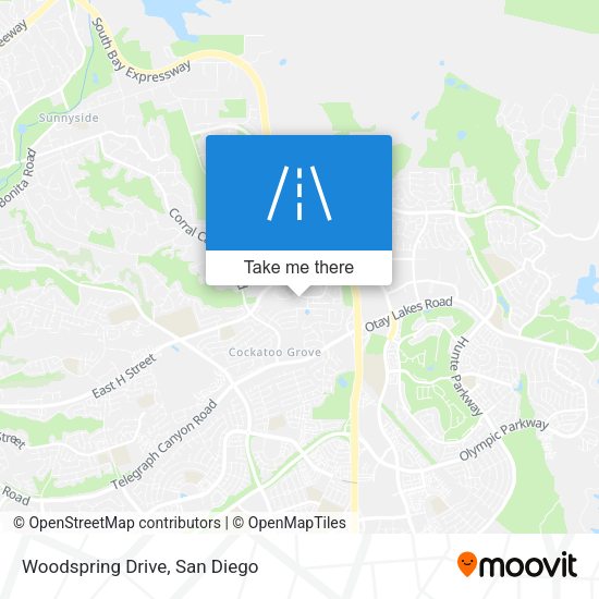 Woodspring Drive map