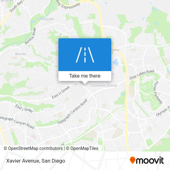 Mapa de Xavier Avenue