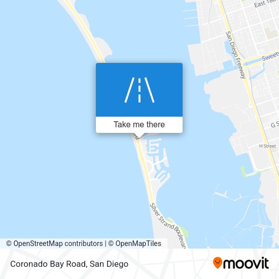 Coronado Bay Road map