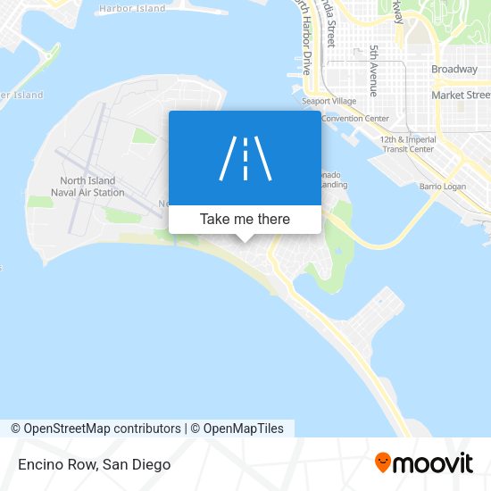 Mapa de Encino Row