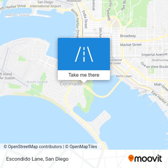 Mapa de Escondido Lane