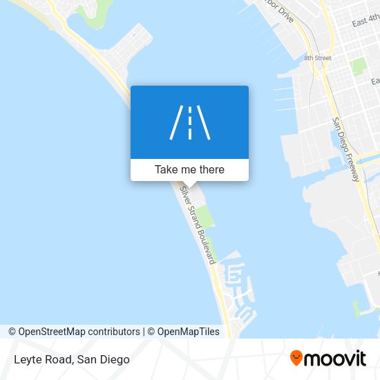 Mapa de Leyte Road