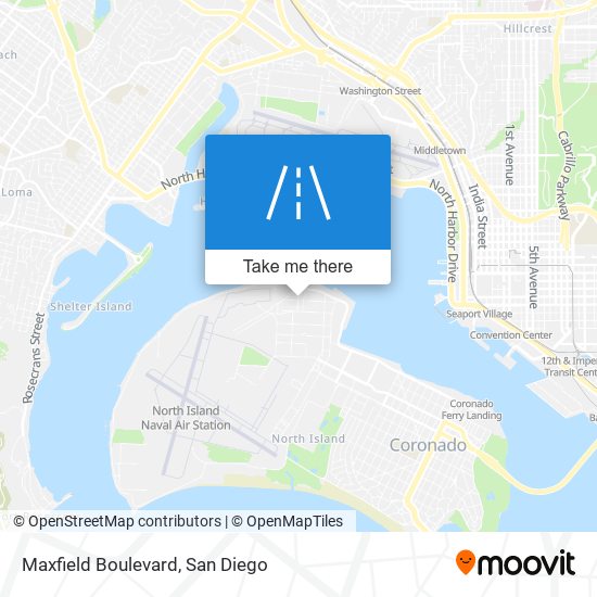 Mapa de Maxfield Boulevard