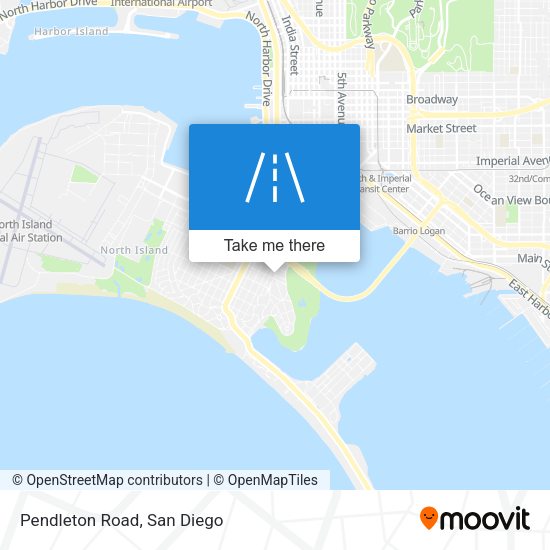Mapa de Pendleton Road