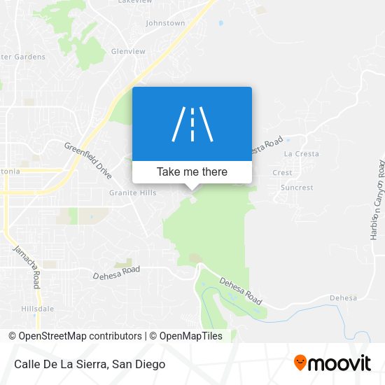 Mapa de Calle De La Sierra