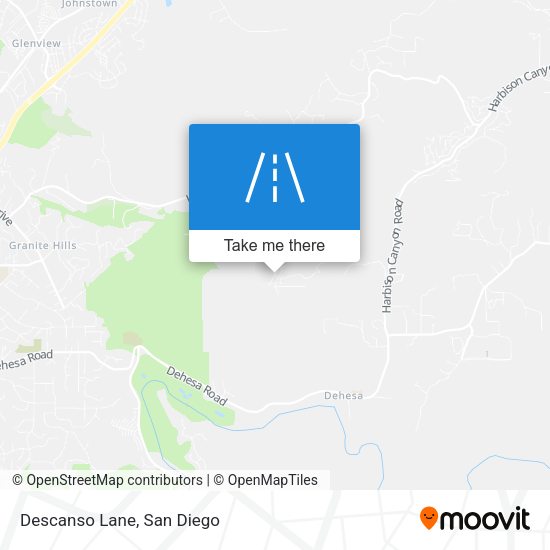 Mapa de Descanso Lane