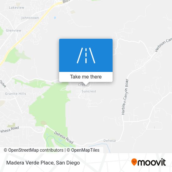 Mapa de Madera Verde Place