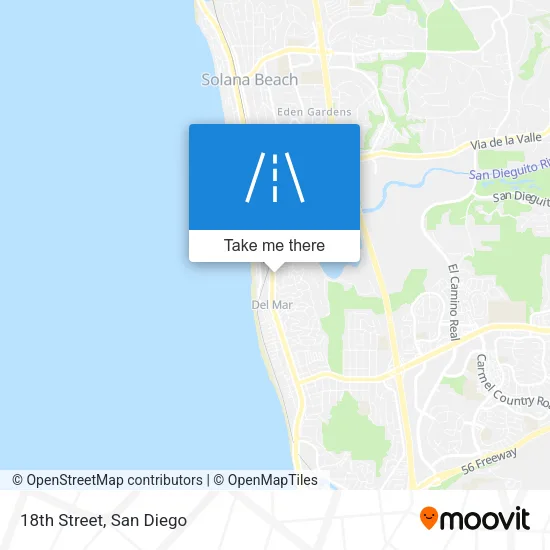 18th Street map