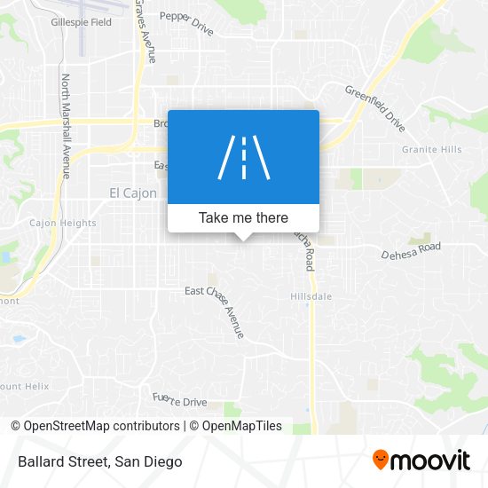 Mapa de Ballard Street