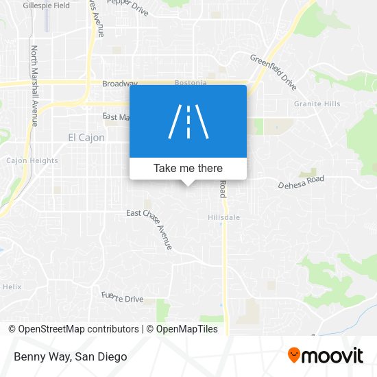 Mapa de Benny Way