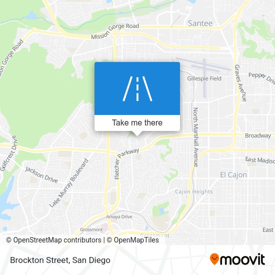 Mapa de Brockton Street