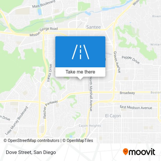 Mapa de Dove Street