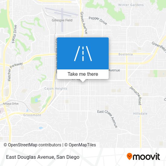 East Douglas Avenue map