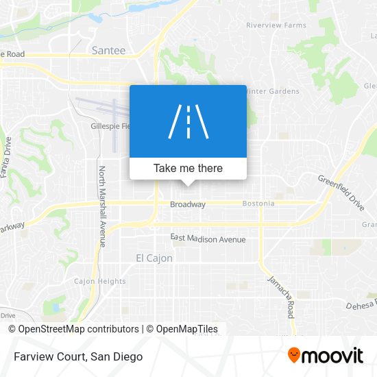 Mapa de Farview Court