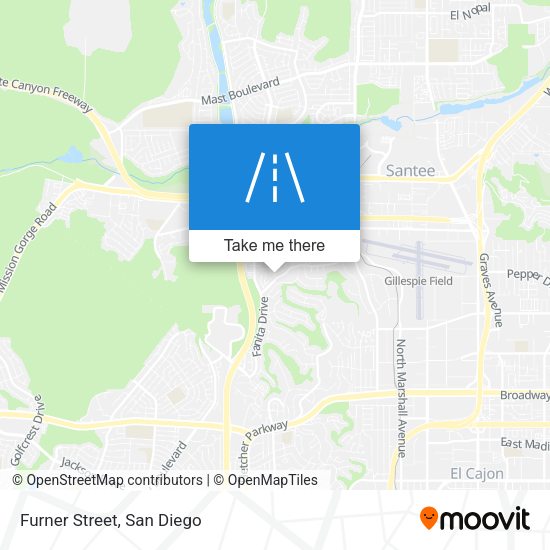 Mapa de Furner Street