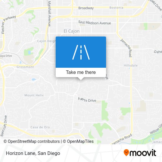 Mapa de Horizon Lane
