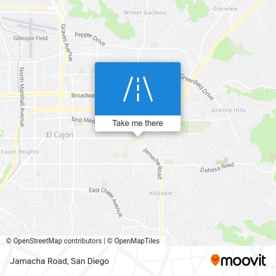 Mapa de Jamacha Road