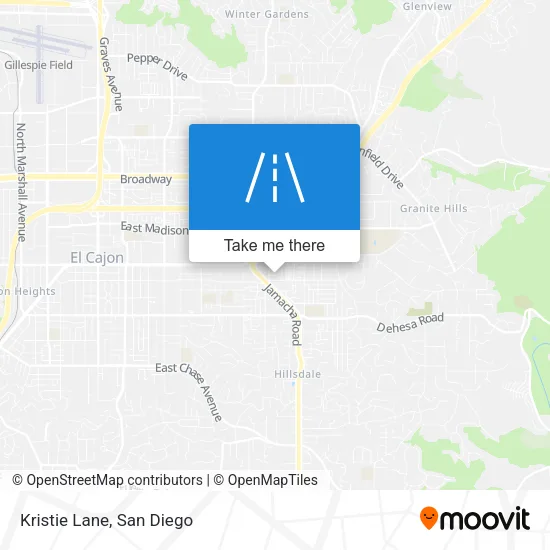 Mapa de Kristie Lane