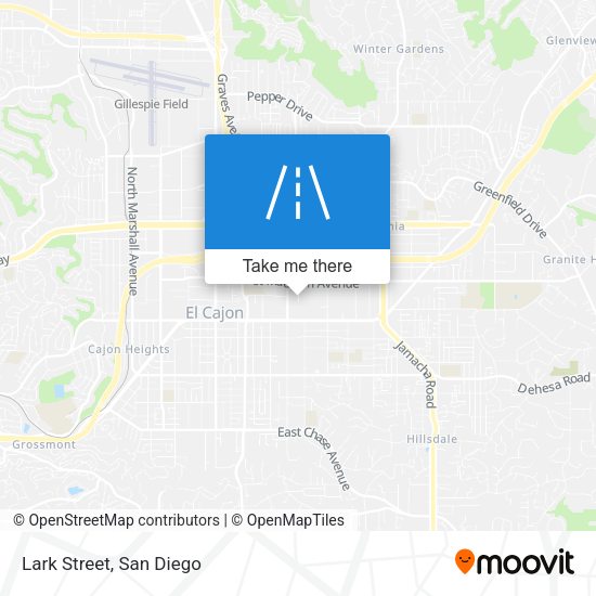 Mapa de Lark Street