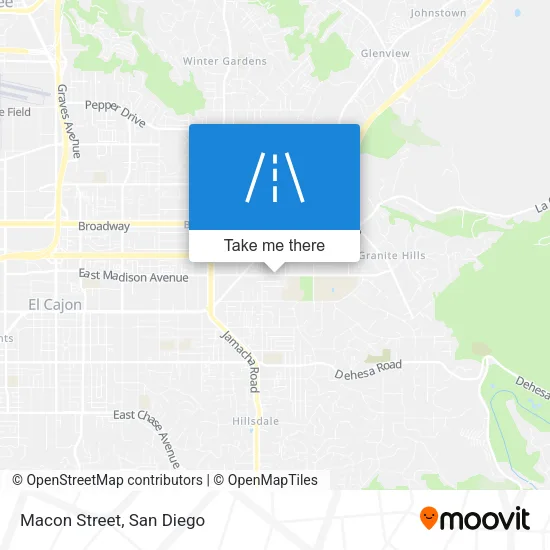 Mapa de Macon Street