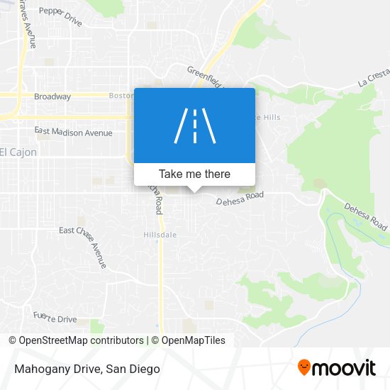 Mapa de Mahogany Drive