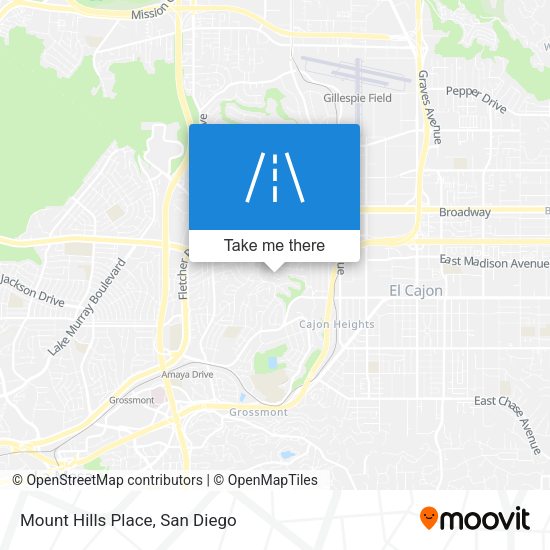 Mount Hills Place map