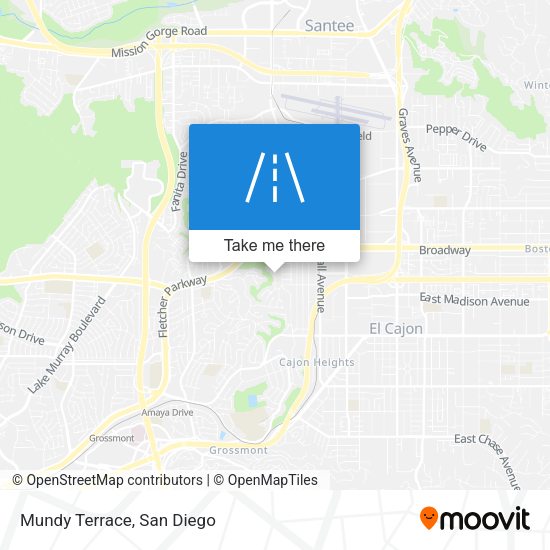 Mapa de Mundy Terrace