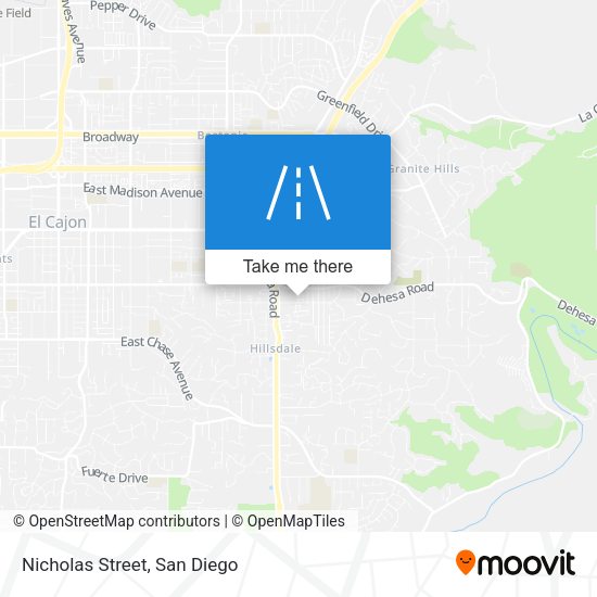 Mapa de Nicholas Street
