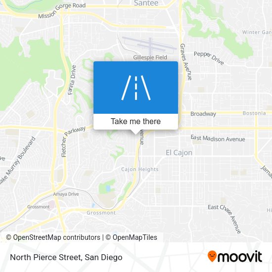 Mapa de North Pierce Street