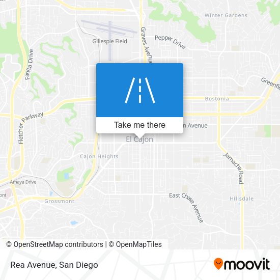 Mapa de Rea Avenue