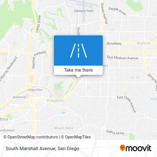 Mapa de South Marshall Avenue
