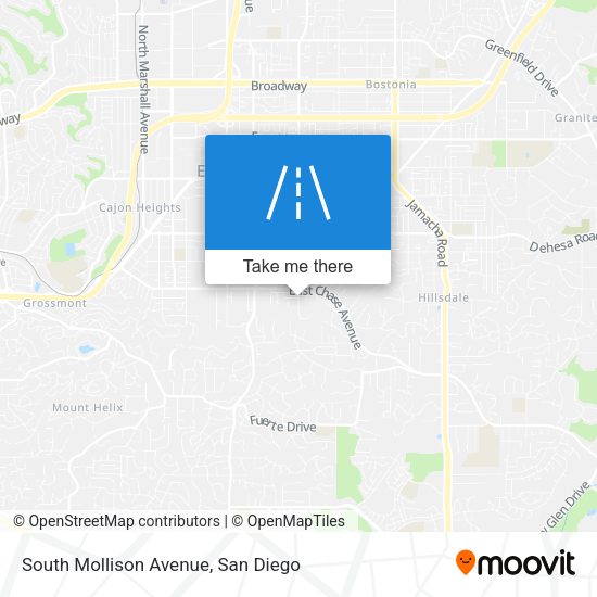 South Mollison Avenue map