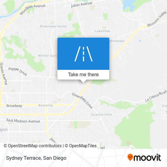 Mapa de Sydney Terrace