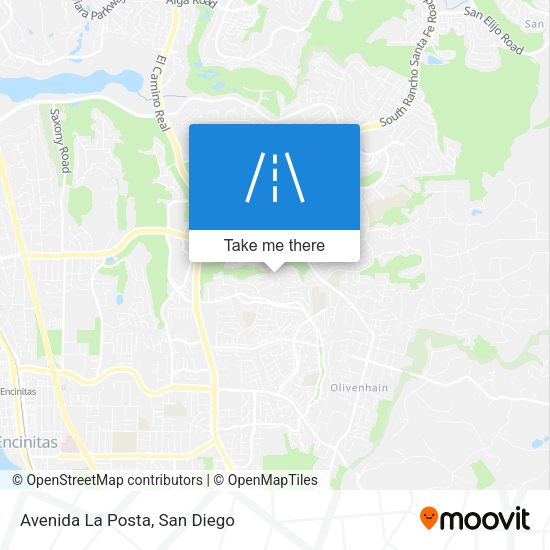Mapa de Avenida La Posta